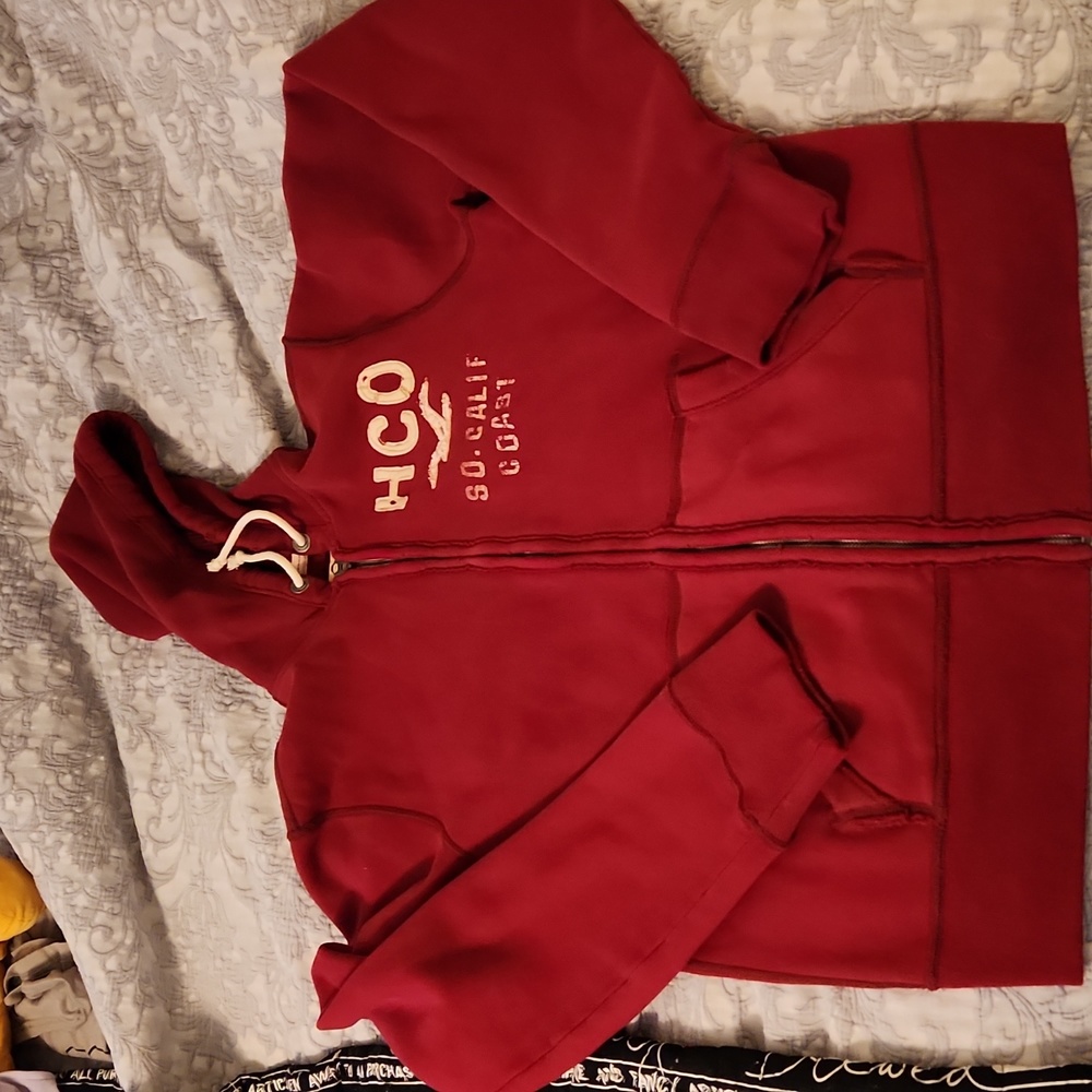 Hollister mens zip hoodie